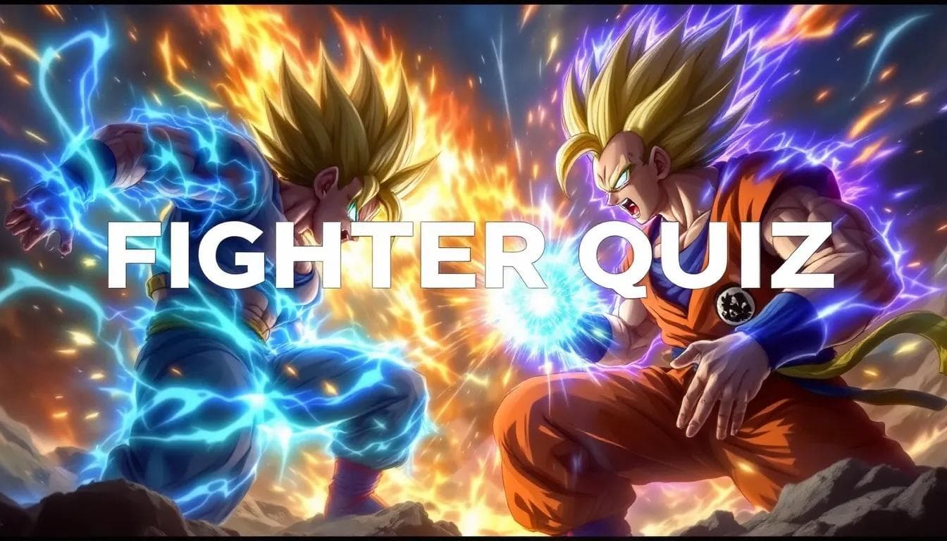 Which Dragon Ball Z Fighter Are You? quiz background