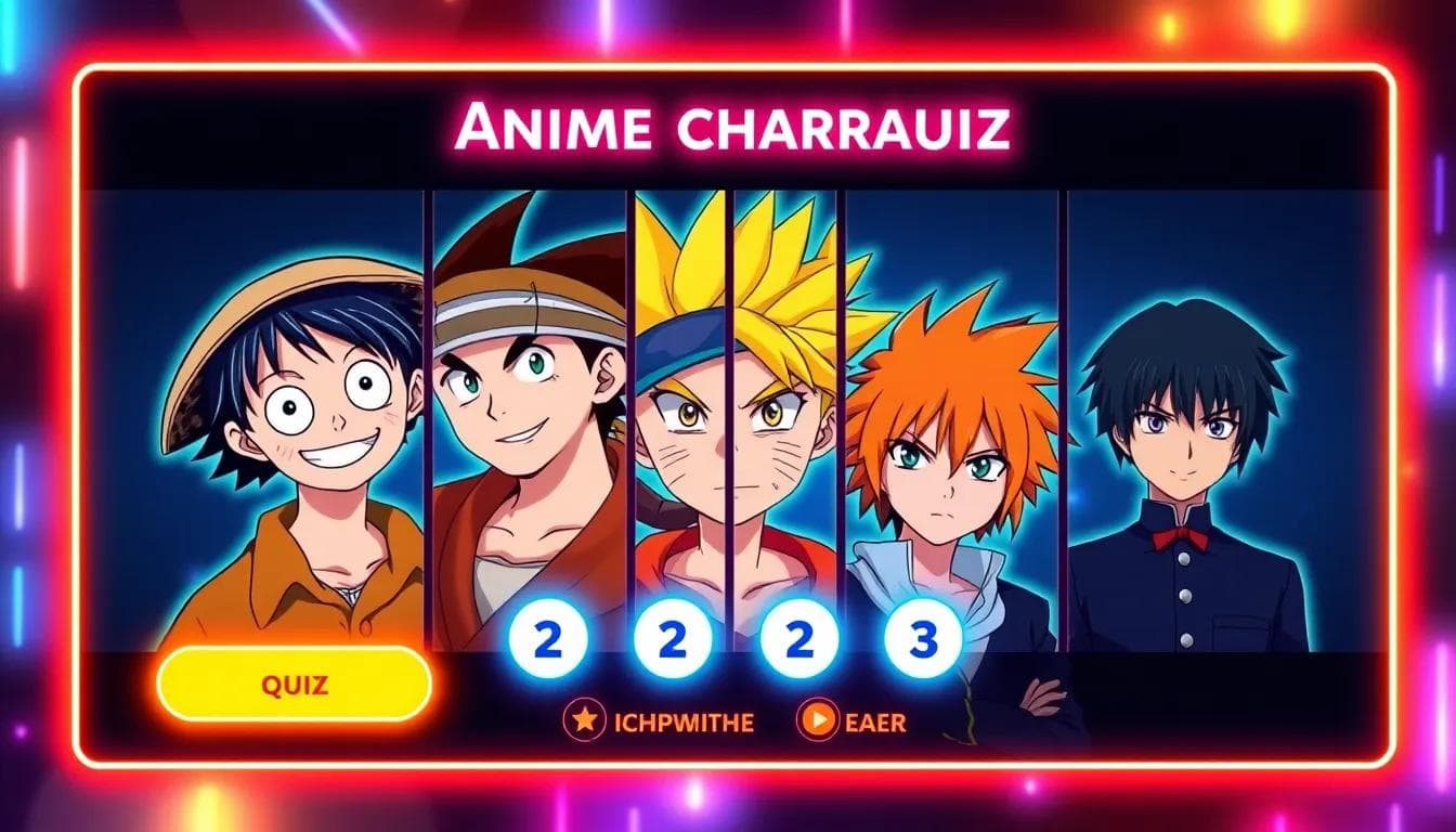 Anime Series Trivia Quiz quiz background