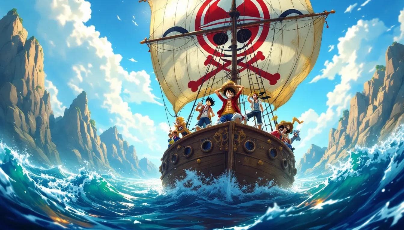 Which One Piece Straw Hat Pirate Are You? quiz background