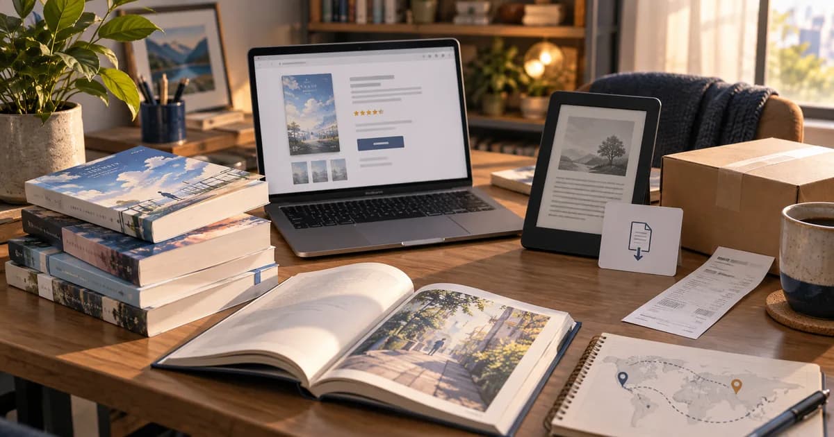 Reader comparing an English light novel publisher record with print, ebook, EPUB, and subscription routes
